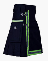 FIREFIGHTER KILT NAVY BLUE - Scottish Kilt Jacket™ USA-UK